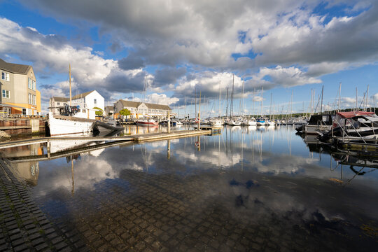 A place for yachts and boats in Aarhus