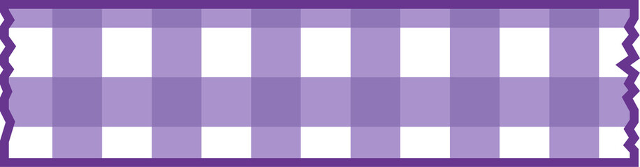 cute checkers banner tag label decoration