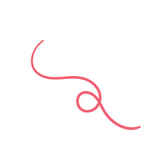 Fototapeta premium spiral hand drawn lines for minimalist decoration