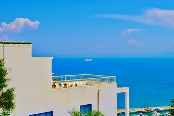 Sidi Bou Said in Tunesien unglaublich schöne Aussicht 