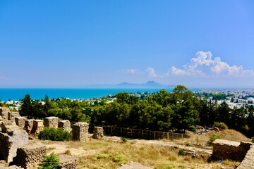 Karthago in Tunesien wunderschöne Aussicht 