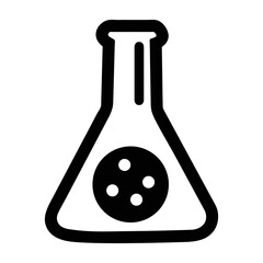 Lab tested sign in 2 variations - circular certificated proven stamp with check mark and laboratory