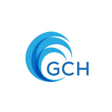 GCH letter logo. GCH blue image on white background. GCH Monogram logo design for entrepreneur and business. . GCH best icon.

