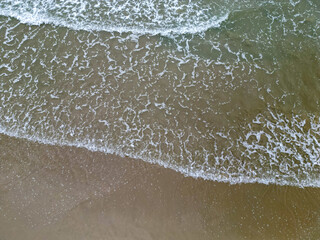 Terracina vista dai gabbiani con le sue spiagge