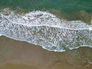 Terracina vista dai gabbiani con le sue spiagge