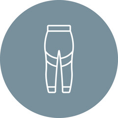 Leggins Multicolor Circle Line Inverted Icon