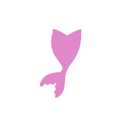 Underwater mermaid tail silhouette cute party decorations for girls
