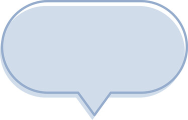 cute pastel blue speech bubbles, conversation box, chat box, frame talk, speak balloon, thinking balloons