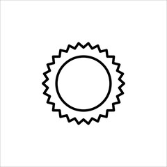 Badge Icon in trendy flat style isolated on white background. Award symbol for your web site design, logo, app, UI. Vector illustration