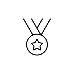 Badge Icon in trendy flat style isolated on white background. Award symbol for your web site design, logo, app, UI. Vector illustration