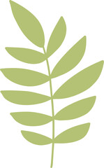 Fototapeta na wymiar leaf silhouette