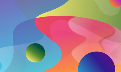 Abstract colorful flow shapes background. Vector EPS10.