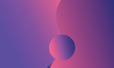 Abstract colorful gradient background with sphere. Vector EPS10.