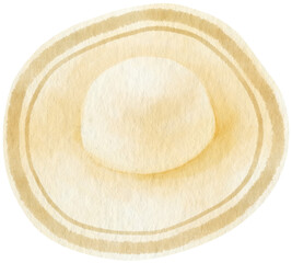 white Caertwheel Floppy hat in watercolor summer fashion