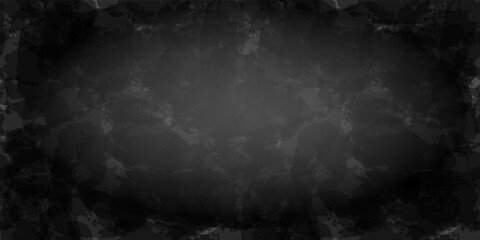 Black on black texture seamless pattern, vintage distressed grunge background vector illustration, black stone, concrete wall, watercolor backdrop