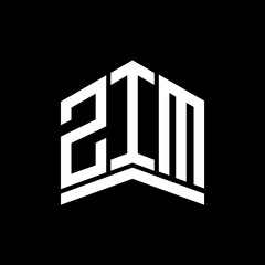 ZIM letter logo design.ZIM creative initials monogram vector letter logo concept.ZIM letter initial minimalist vector design.
 - obrazy, fototapety, plakaty