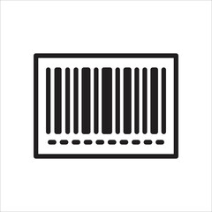 barcode icon art minimalist design