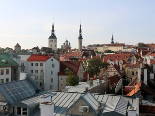 Panoramic view of Tallinn Old Town