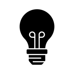 Light Bulb icon. vector illustration