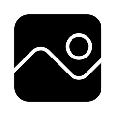 Picture icon. image sign. gallery symbol. vector illustration