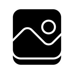 Picture icon. image sign. gallery symbol. vector illustration