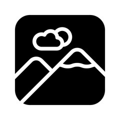 Picture icon. image sign. gallery symbol. vector illustration