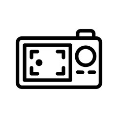 video camera icon illustration vector graphic 