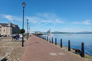 Obraz premium Custom House Quay, Greenock.