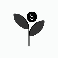 Investment Icon. Economic Element Symbol - Vector.