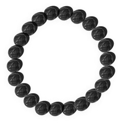 3D Realistic stone bead bracelet. You can be used beaded bracelet icon for several purposes.