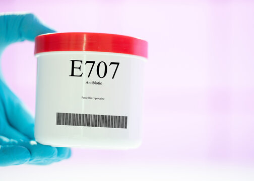Packaging with nutritional supplements E707 antibiotic
