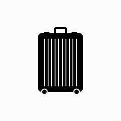 Luggage Icon. Suitcase Symbol - Vector.