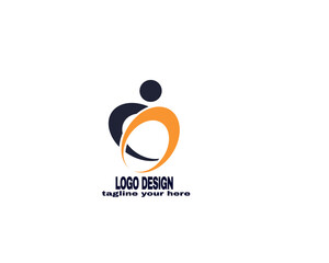 simple and modern design concept . logo for company vector file eps 10 . logo with simple and gradient color template