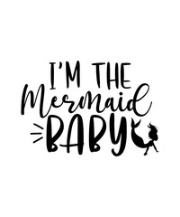 Fototapeta na wymiar Mermaid SVG Bundle, Mermaid Monogram svg, cute mermaid, Mermaid clipart, Sea Beach svg, Mermaid Tail SVG, Mermaid Layer, PNG, Vector, CriCut