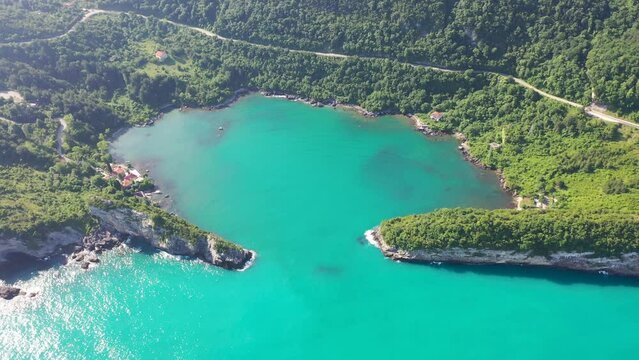 Beautiful landscape of Gideros Bay - Cide, Kastamonu, Turkey