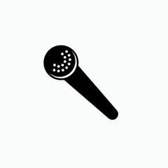 Microphone Icon. Sing Sign. Karaoke Symbol - Vector.