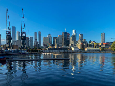 Towers of Canary Wharf, London