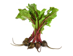 fresh beet isolated on white background