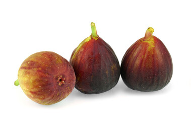 Fresh fig fruit isolated on white background