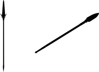 Spear Eps Vector,  Silhouette, Logo, Spear  Eps Vector Cut Files for Cricut Design, Spear  Digital Commercial Clipart 