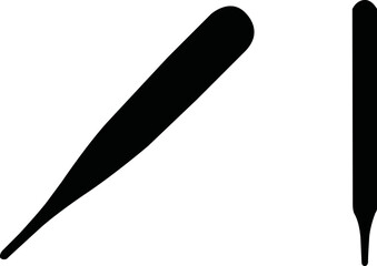 Thermometer Eps Vector,  Silhouette, Logo, Thermometer  Eps Vector Cut Files for Cricut Design, Thermometer  Digital Commercial Clipart 