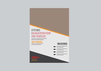 Corporate business flye. Creative modern vector file