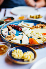 Turkish breakfast spread