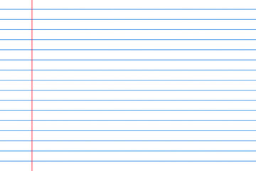 Lined notebook paper for background