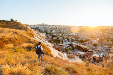 Fototapeta premium Goreme sunset view