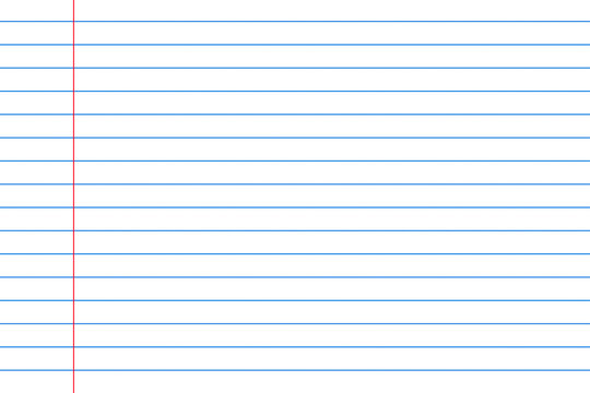 Lined Notebook Paper For Background