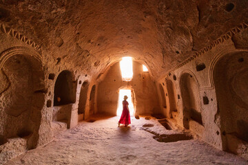 Cave church in Cappadocia Turkey