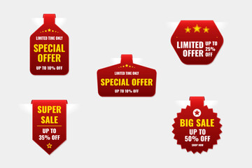 Sale label banner background vector. discount frame