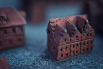 Old buildings miniature