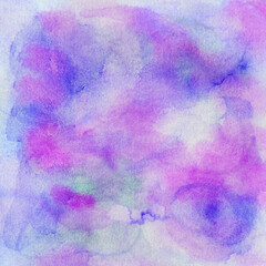 Purple watercolor pattern background handpainted watercolour.
